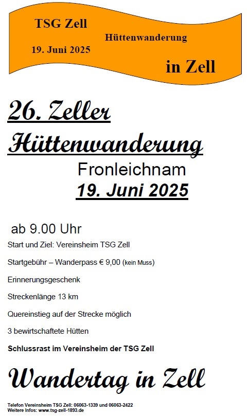 Plakat Huettenwanderung 2025